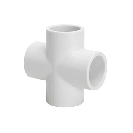Thrifco Plumbing 1 Inch PVC Slip Cross SCH 40 8113932